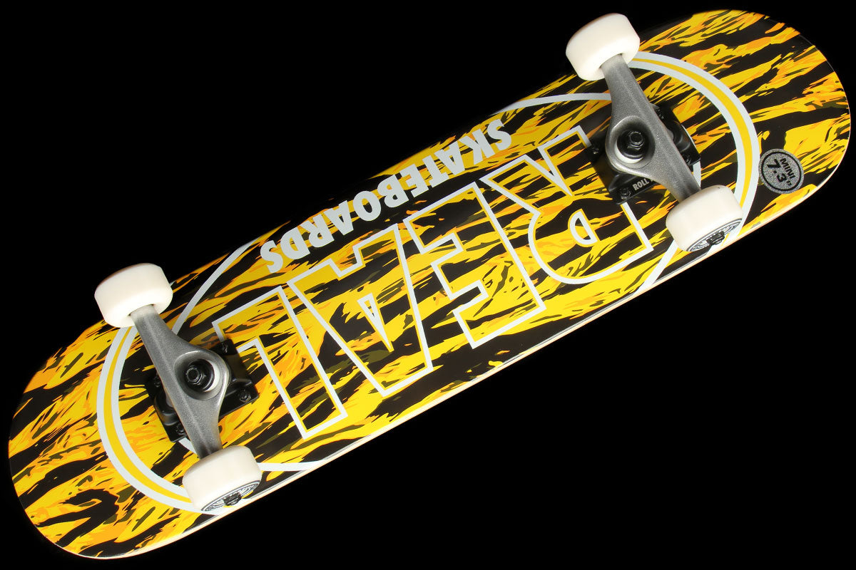 Stealth Ovals Yellow Complete 7.3"