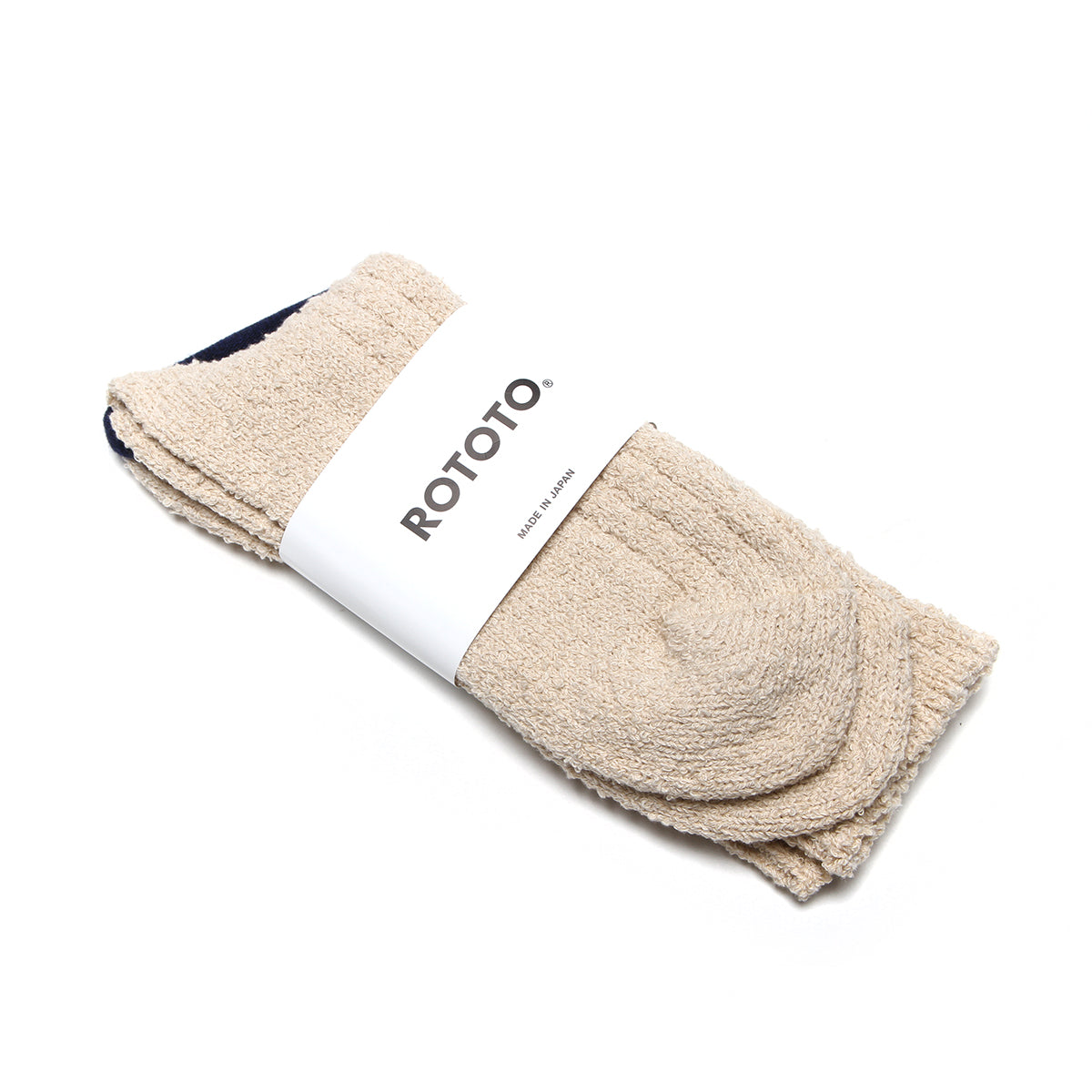Recycled Cotton Boucle Crew Sock