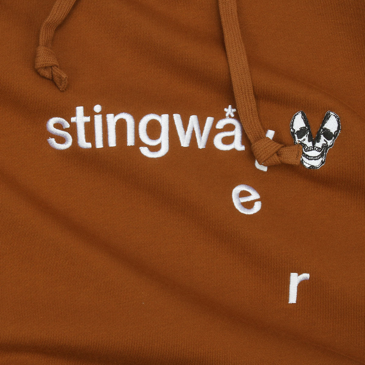Embroidered Melting Logo Hoodie