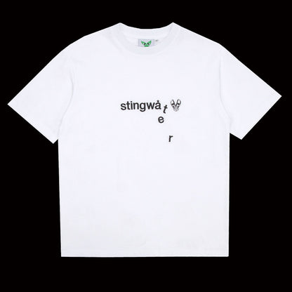 Embroidered Melting Logo T-Shirt