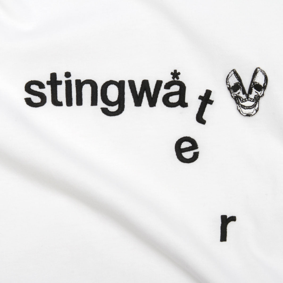 Embroidered Melting Logo T-Shirt