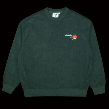 Melting Logo Corduroy Crewneck