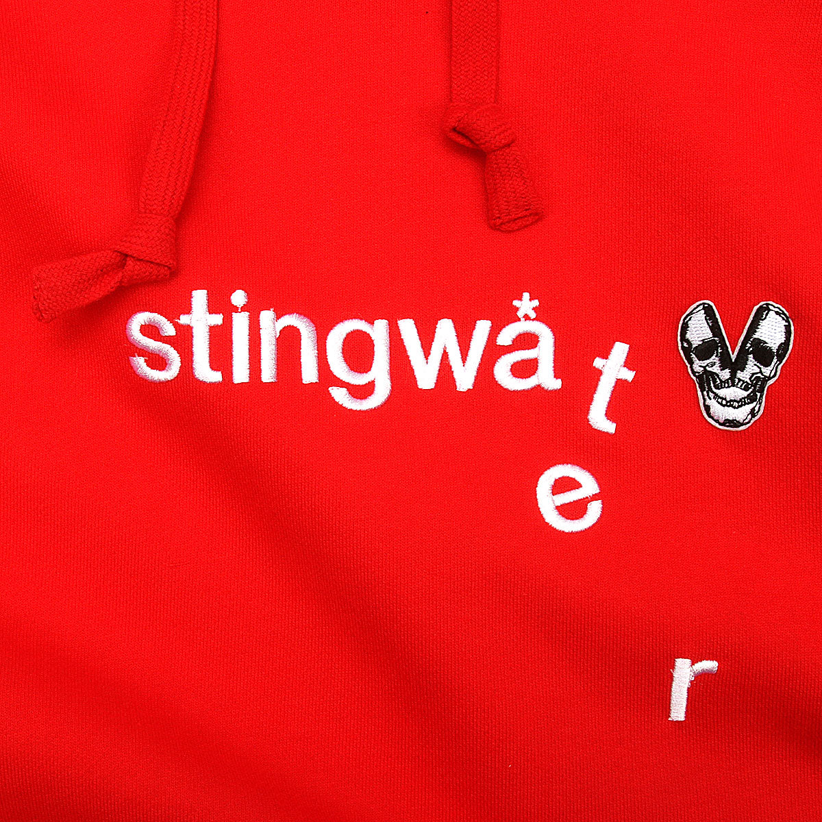 Embroidered Melting Logo Hoodie