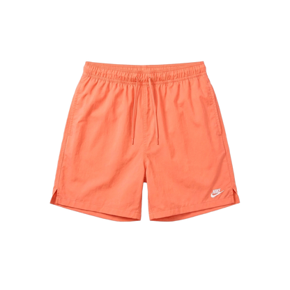 Nike Men's Club Short Apparel - Orange Frost / White