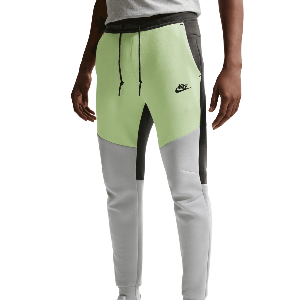 Nike Men's Tech Fleece Joggers Apparel - Light Liquid Lime / Anthracite / Light Smoke Grey / Black