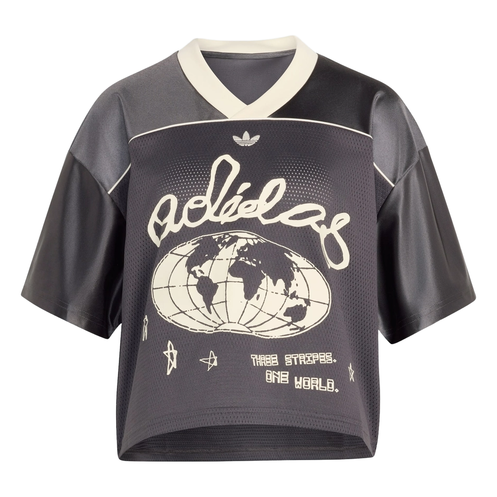 Adidas Women's Originals Cropped Soccer Jersey Apparel - Utility Black