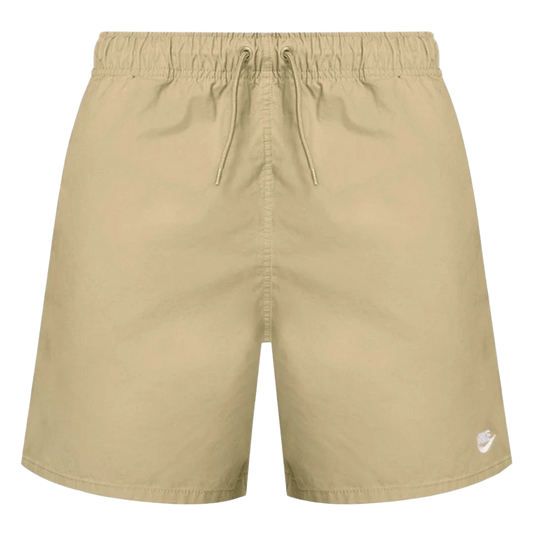 Nike Men's Club Woven Flow Shorts Apparel - Parachute Beige / White