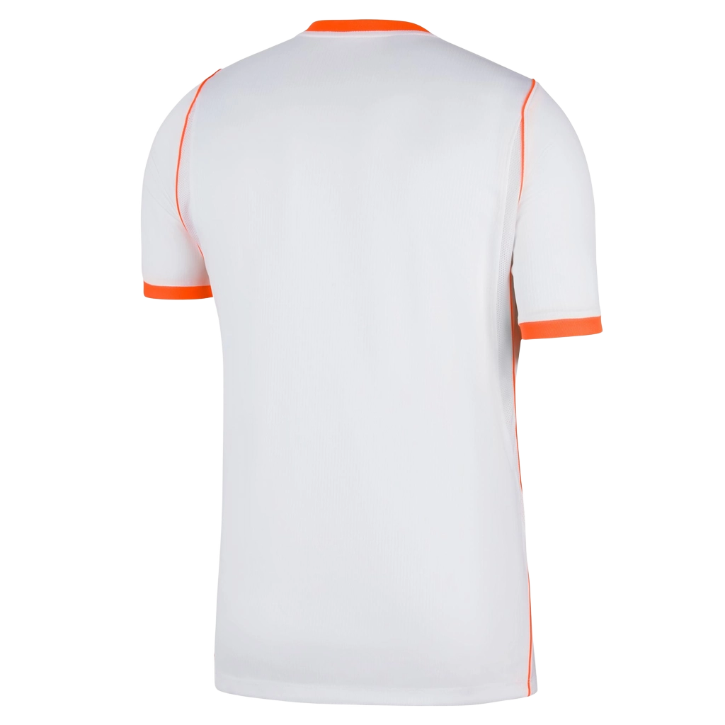 Nike Men's Netherlands 2026 Stadium Away Dri-Fit Replica Jersey Apparel - White / Hyper Crimson / Black