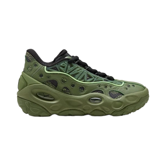 Puma Men's La France Rnr Camo Shoes - Avocado Green / Fizzy Light