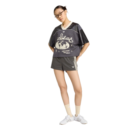 Adidas Women's Originals Cropped Soccer Jersey Apparel - Utility Black