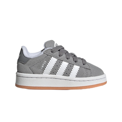 Adidas Kids' Campus 00s Comfort Closure Elastic Lace Shoes Shoes - Grey Three / Cloud White / Cloud White