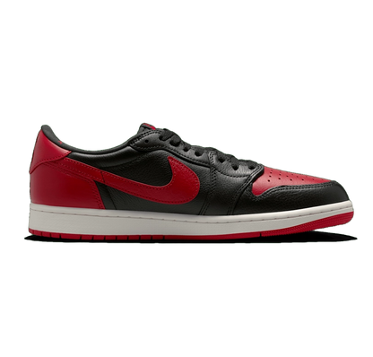 Nike Men's Jordan 1 Retro Low Og Banned Shoes - Black / Varsity Red / Summit White