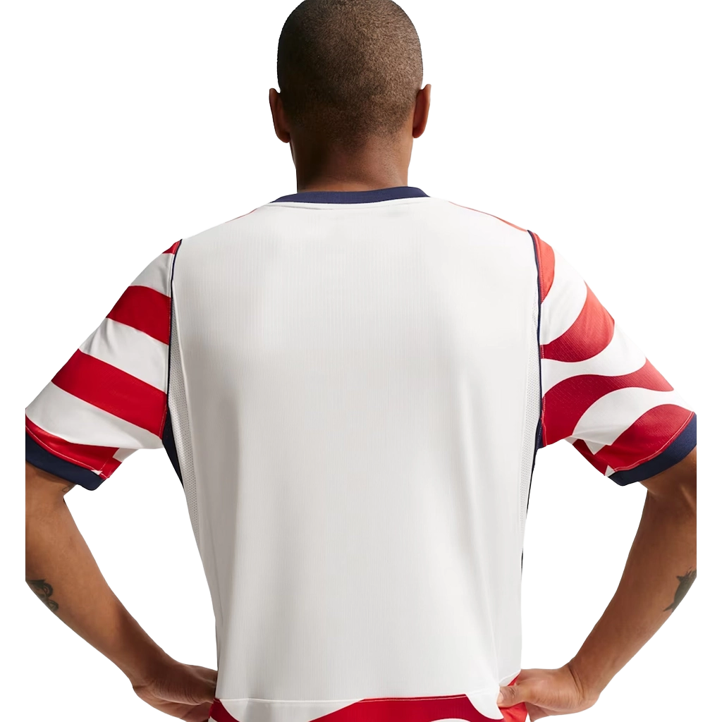 Nike Men's Usmnt 2026 Stadium Home Dri-Fit Soccer Replica Jersey Apparel - Sail / Midnight Navy / Red