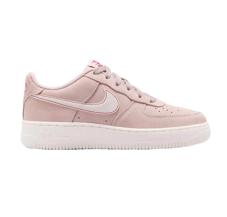Nike Kids' Air Force 1 Lv8 Shoes - Silt Red / University Red / Sail