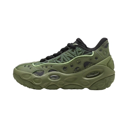Puma Men's La France Rnr Camo Shoes - Avocado Green / Fizzy Light