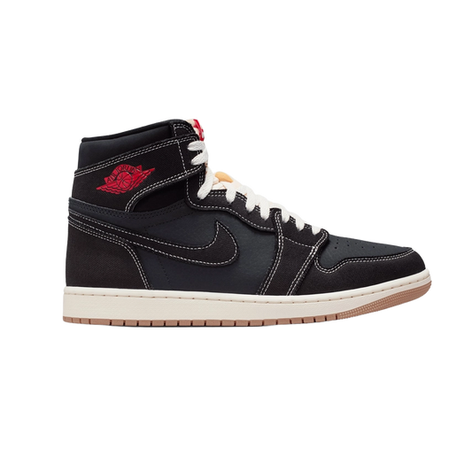 Nike Men's Air Jordan 1 Retro High Og Flight Club Shoes - Black / Sail / Gum Medium Brown / University Red