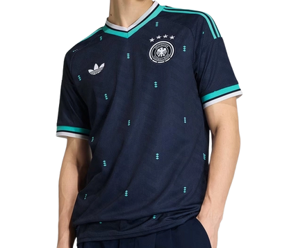 Adidas Men's Germany 26 Away Jersey Apparel - Collegiate Navy / Multicolor