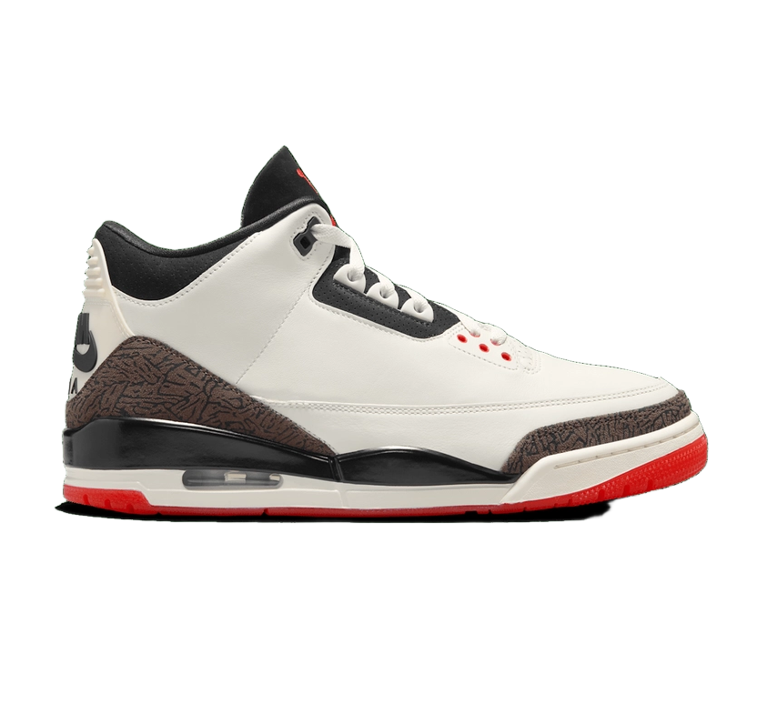 Nike Men's World's Best Dad Shoes - Sail / Black / University Red / Pale Ivory / Palomino