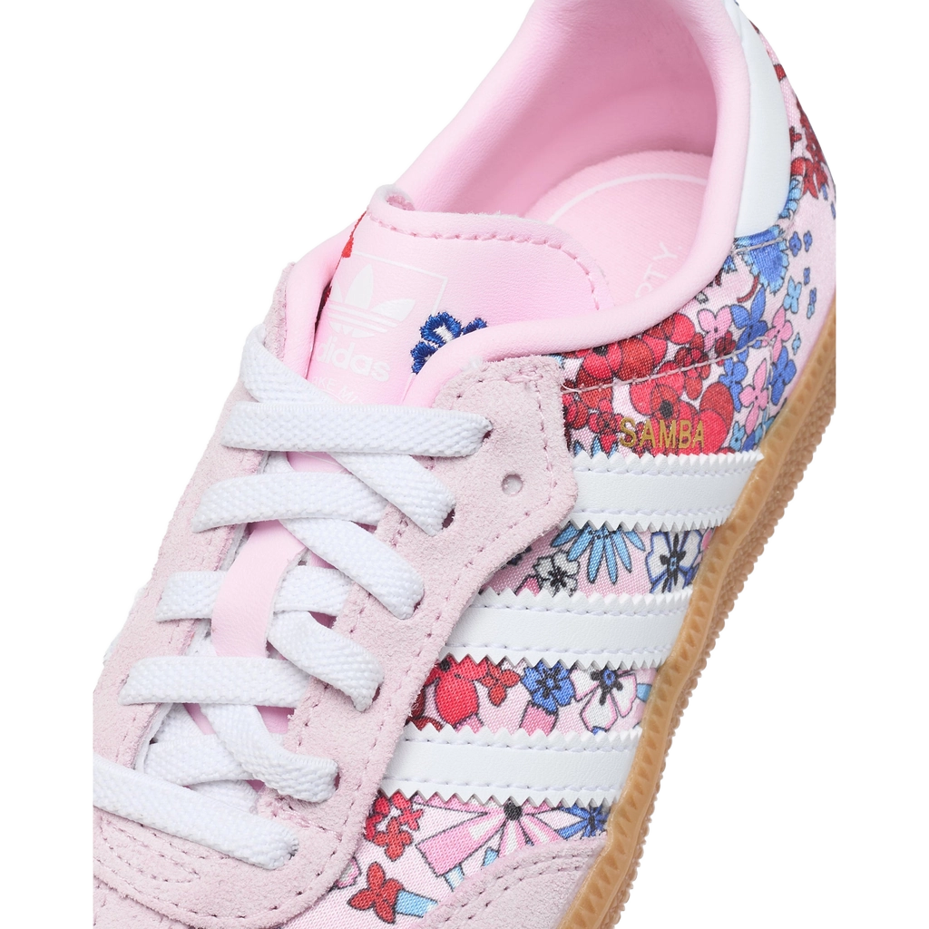Adidas Kids' Liberty London Samba Og Comfort Closure Shoes - Clear Pink / Cloud White / Gum