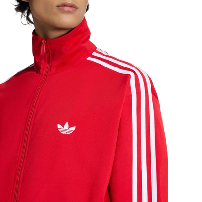 Adidas Men's Firebird Track Jacket Apparel - Better Scarlet / White