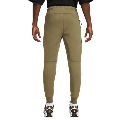 Nike Men's Tech Fleece Jogger Apparel - Medium Olive / Light Army / Black