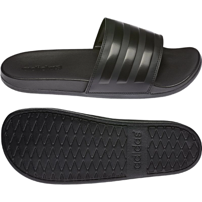 Adidas Men's Adilette Comfort Slides Shoes - Core Black / Core Black / Core Black