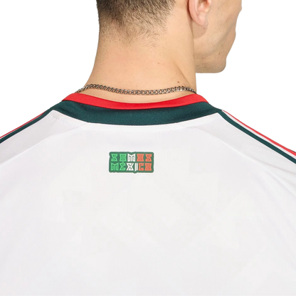 Adidas Men's Mexico 26 Away Jersey Apparel - White / Green / Red