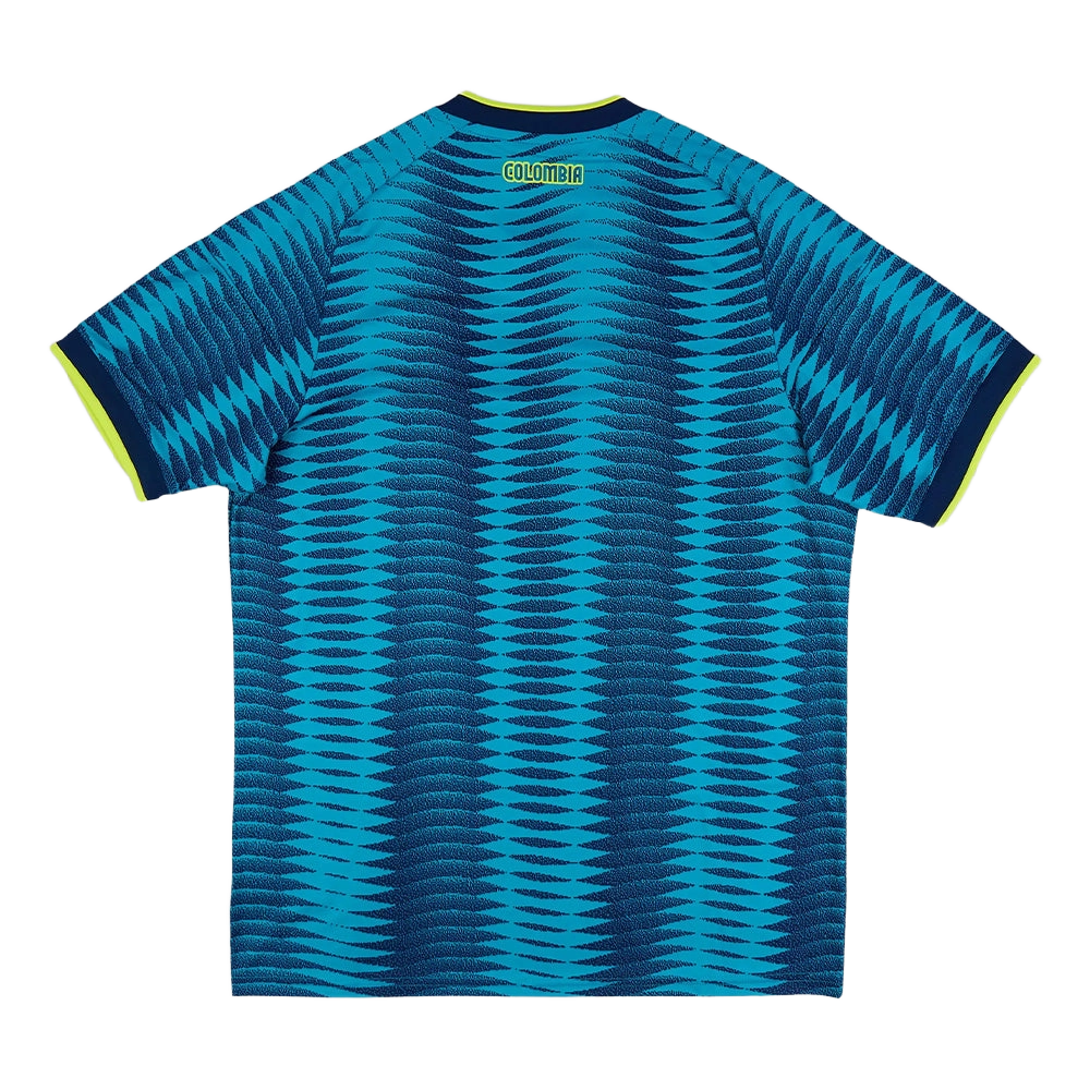 Adidas Men's Colombia 26 Away Jersey Apparel - Team Navy Blue 2 / Mystery Petrol