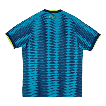 Adidas Men's Colombia 26 Away Jersey Apparel - Team Navy Blue 2 / Mystery Petrol