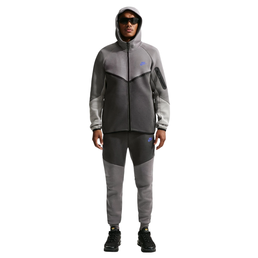 Nike Men's Tech Fleece Windrunner Full-Zip Jacket Apparel - Pencil Point / Medium Ash / College Grey / Sapphire