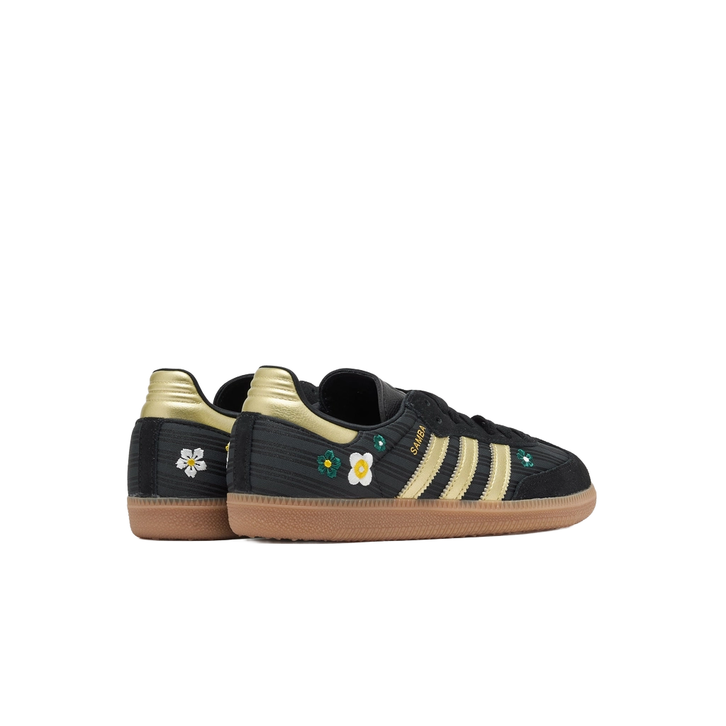 Adidas Women's Samba Og Liberty London Shoes - Core Black / Gold Metallic / Gum