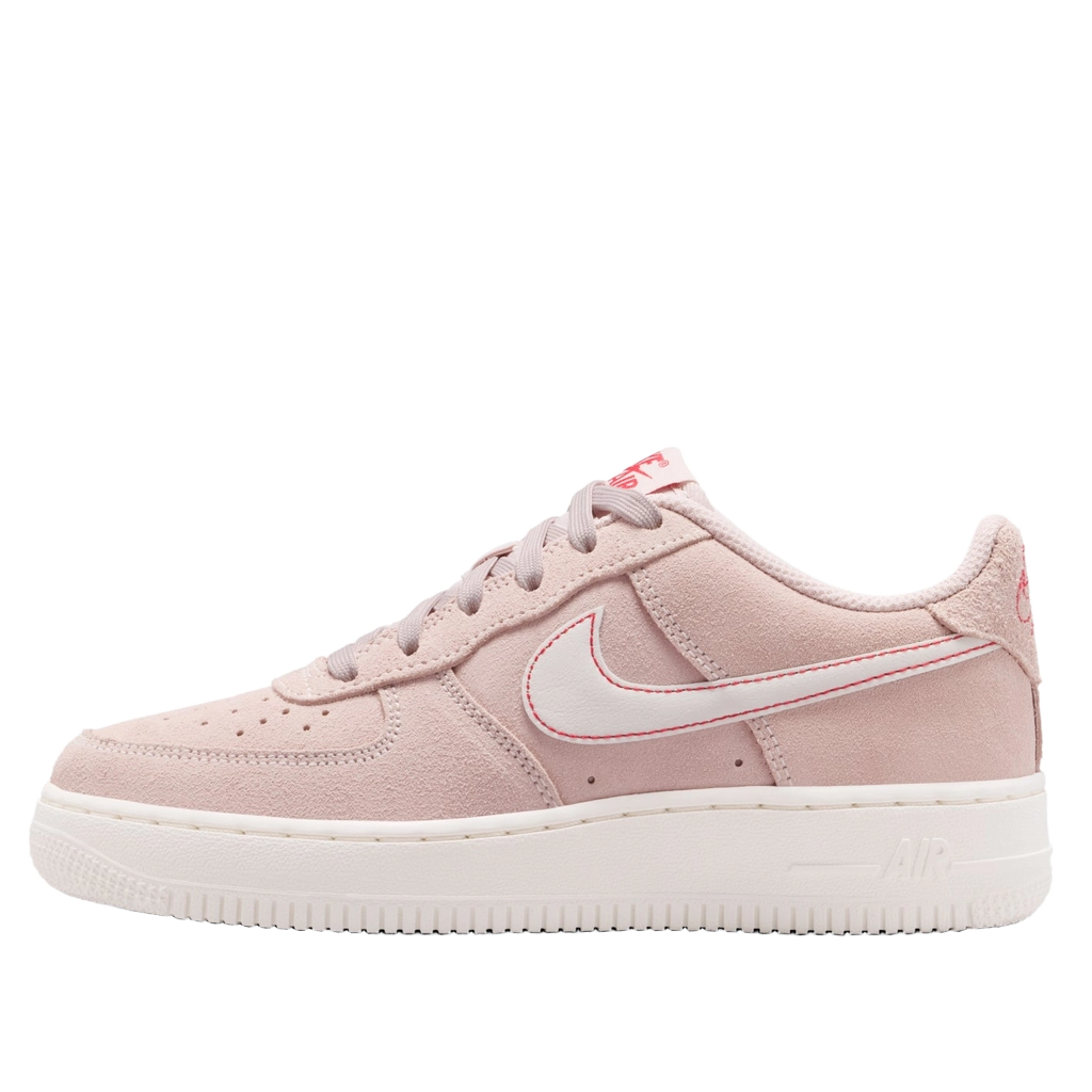 Nike Kids' Air Force 1 Lv8 Shoes - Silt Red / University Red / Sail