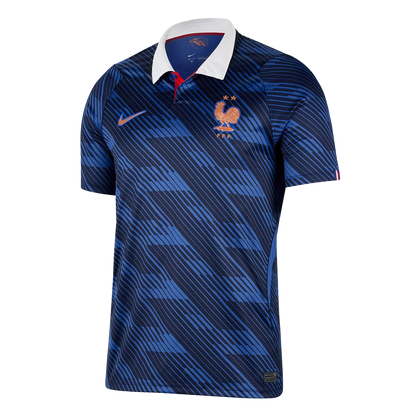 Nike Men's Fff 2026 Stadium Home Dri-Fit Soccer Replica Jersey Apparel - Game Royal / Blackened Blue / White / Metallic Copper