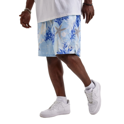 Nike Men's Club Flow Shorts Apparel - Celestine Blue / Moon Particle