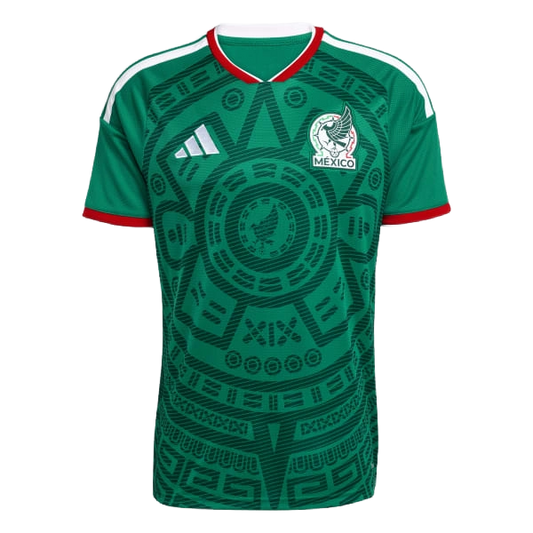 Adidas Men's Mexico 26 Home Jersey Apparel - Bold Green
