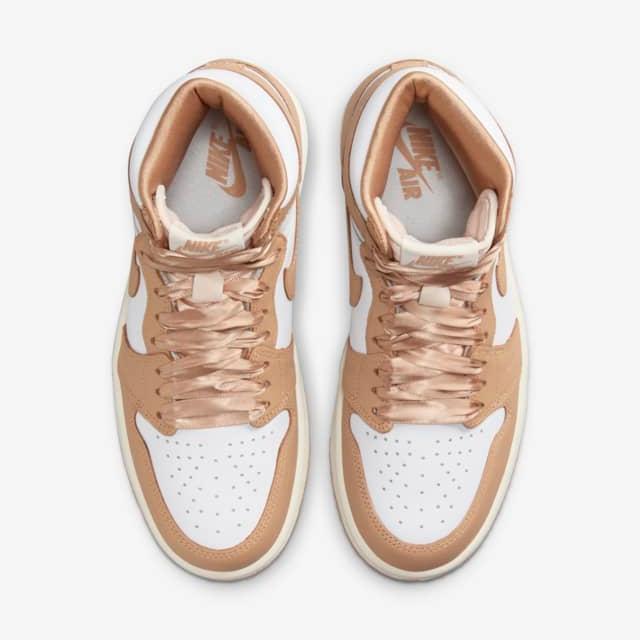 Nike Women's Jordan 1 Retro High OG Shoes - Praline / White / Sail